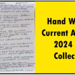 TNPSC – Hand Written Current Affairs – 2024 PDF Collection