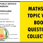 MATHS ALL TOPIC WISE BOOK QUESTIONS COLLECTION PDF