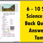 TNPSC 6 – 10 Social Science Book Back Question Answers | Tamil