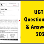 TNPSC UGTRB Question Paper & Answer Key 2024