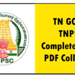 TN GOVT. TNPSC Complete Notes PDF Collection