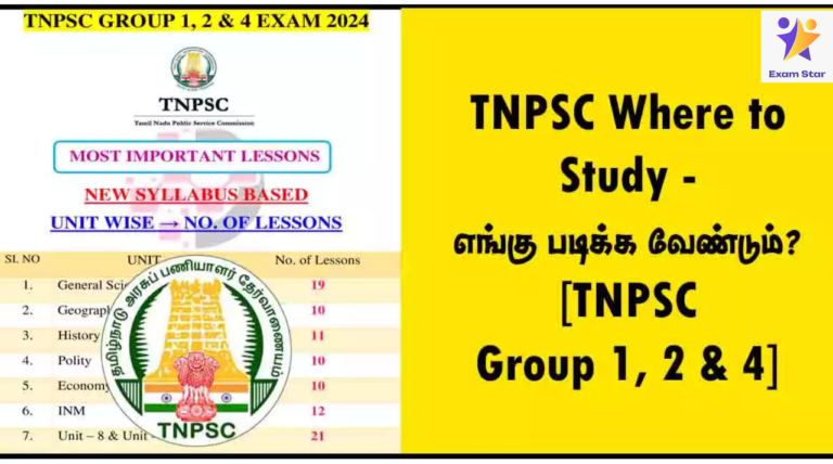 TNPSC Where to Study – எங்கு படிக்க வேண்டும்? [TNPSC Group 1, 2 & 4]