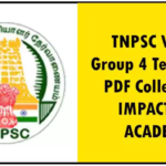 TNPSC VAO & Group 4 Test Series PDF Collection – IMPACT IAS ACADEMY