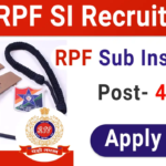 RPF SI Recruitment 2024: 452 Sub Inspector Vacancies Open Across India