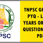 TNPSC GROUP 4 PYQ – LAST 5 YEARS ORIGINAL QUESTION PAPER PDF