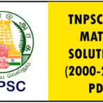 TNPSC PYQ MATHS SOLUTIONS (2000-2021) PDF