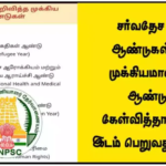 TNPSC – ஐ.நா.சபை அறிவித்த முக்கிய ஆண்டுகள் (2000-2024)