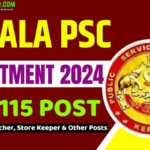 Kerala PSC Multiple Posts Recruitment 2024: Apply Online for 153 Vacancies