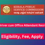 Kerala PSC Office Attendant Recruitment 2024: Apply Now for Positions in Kerala State Co-operative Bank