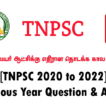 ஆங்கிலேயர் ஆட்சிக்கு எதிரான தொடக்க கால எழுச்சிகள் [TNPSC 2020 to 2022] – Previous Year Question & Answers