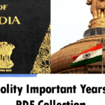 Polity Important Years – அரசியலமைப்பு முக்கியமான ஆண்டுகள் PDF Collection