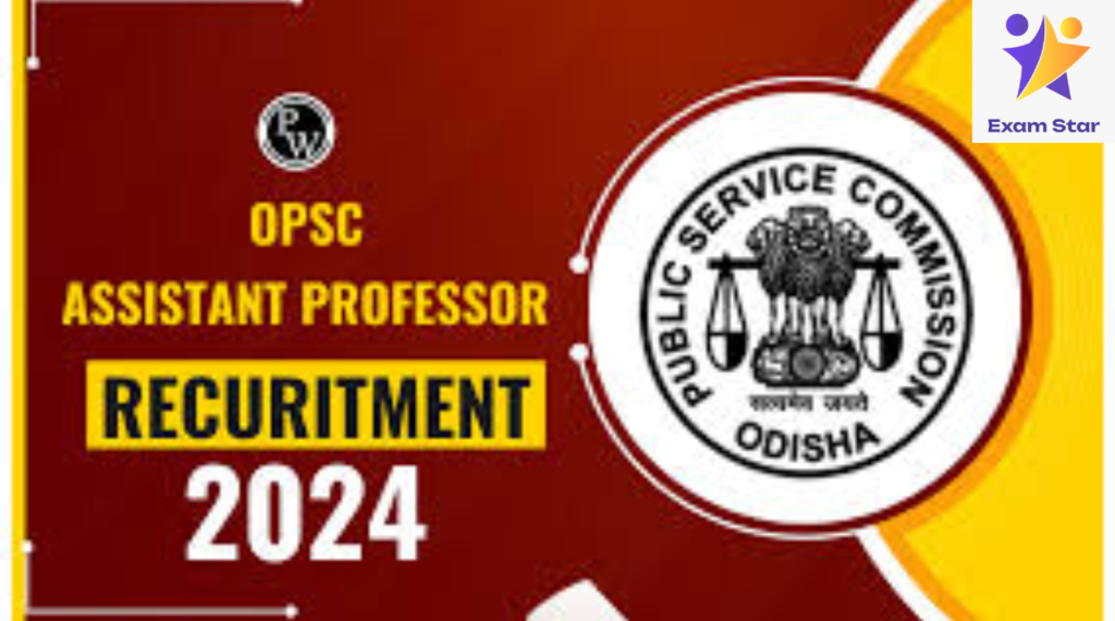 OPSC Assistant Professor (College Education) Recruitment 2024: Shape ...