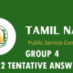 TNPSC Group 4 – Official Answer Key Released 2022