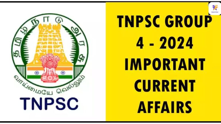 TNPSC GROUP 4 – 2024 IMPORTANT CURRENT AFFAIRS