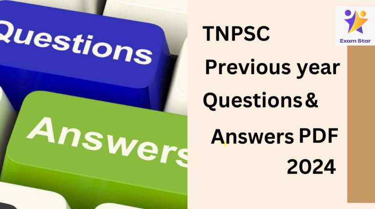 TNPSC Previous Year All Questions & Answers Pdf Download 2024