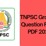 TNPSC Group 4 Question Paper PDF 2024