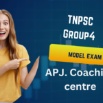 Dr. APJ Free Coaching Centre TNPSC Group 4 Model Exam